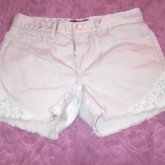 Old navy mint denim shorts - Picture 1 of 5